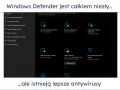 Ekran Windows Defender pokazuje ochronę antywirusową i inne zabezpieczenia. Choć jest dobry, istnieją lepsze antywirusy.