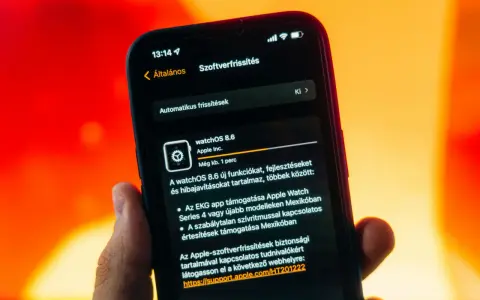 Aktualizacja oprogramowania watchOS 8.6 na iPhonie, zawierająca nowe funkcje i poprawki błędów.