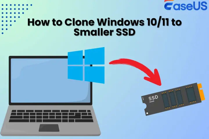Jak przenieść system na dysk SSD? Grafika pokazuje laptop z systemem Windows i dysk SSD, na który system jest przenoszony.