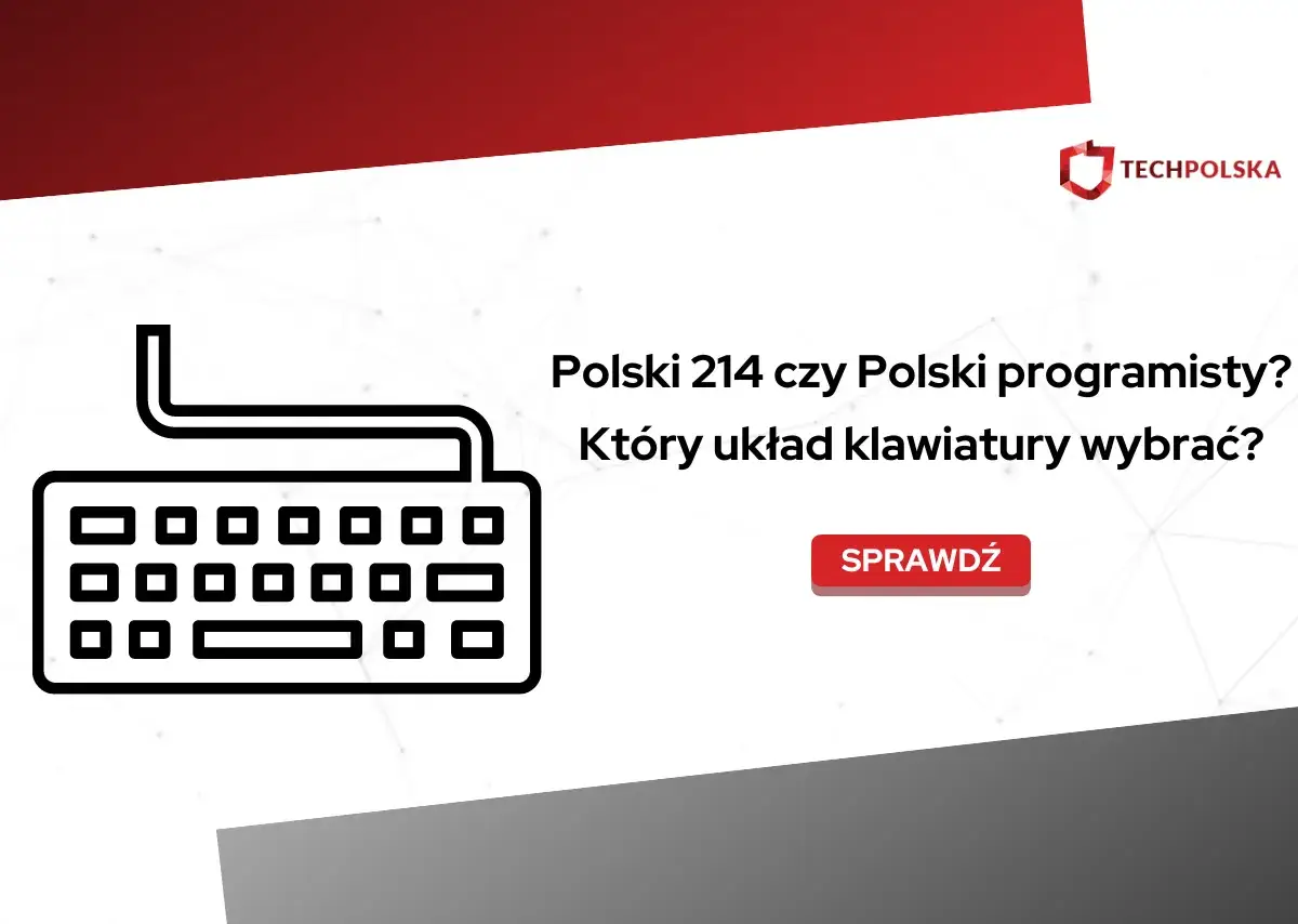Ikona klawiatury i pytanie: Polski 214 czy Polski programisty? Kt&oacute;ry układ klawiatury wybrać? Sprawdź!
